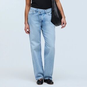 NWT Madewell Low-Slung Straight Jeans in Sevilla Wash size 33